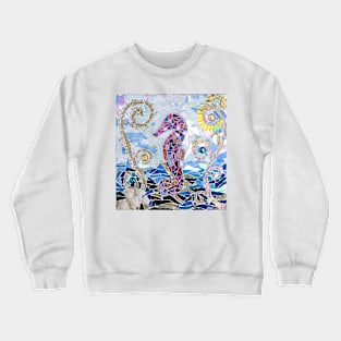 Seahorse Mosaic Crewneck Sweatshirt